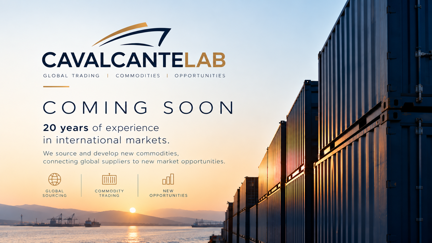 CAVALCANTELAB — Global Trading, Commodities, Opportunities. Coming soon.